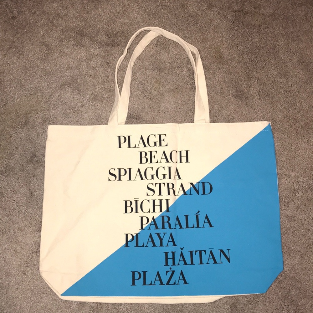 J Crew beach bag